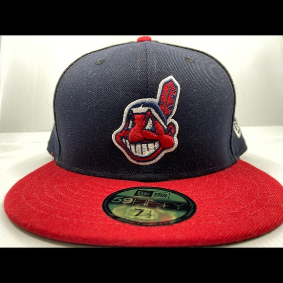 Cleveland Indians New Era 9FIFTY MLB Snapback Hat Chief Wahoo Cap - Picture 2 of 2